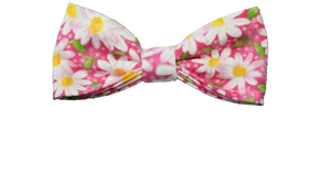 Floral Pattern Bow Tie PNG Image