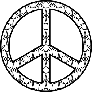 Peace Symbol Png, Download Png Image With Transparent - Peace Symbol For Colour, Png Download PNG image with transparent background
