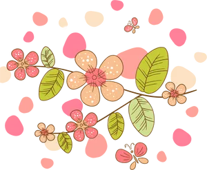 Floral_ Pattern_ Simple_ Background PNG Image