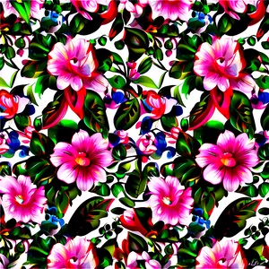 Floral Pattern Wallpaper Png Cgq70 PNG Image