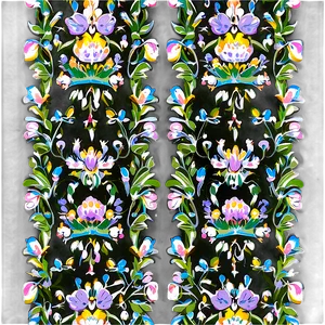 Floral Pattern Wallpaper Png Lox PNG Image