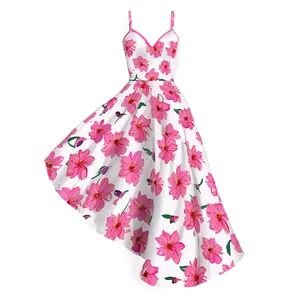 Floral Pink Dress Png 26 PNG Image