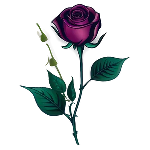 Floral Rose Vector Illustration Png Crf PNG Image