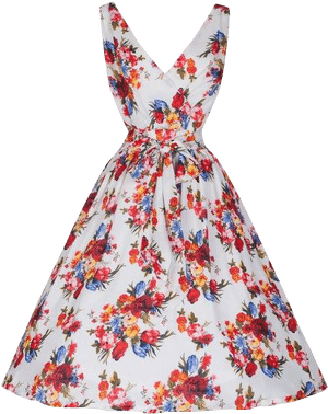 Floral Dress Transparent Background Clothing - Floral Flare Dresses, HD Png Download PNG with transparent background