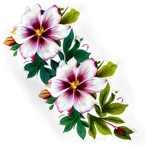 Floral Vintage Print Png Otg PNG Image