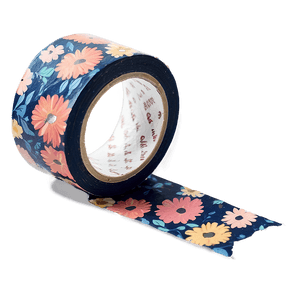 Floral Washi Tape PNG xwj12 PNG image with transparent background