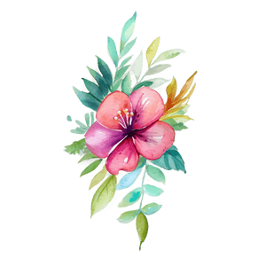 Floral Watercolor Design PNG 29 PNG image with transparent background