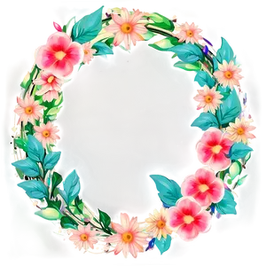 Floral Wedding Frame Png 06262024 PNG Image