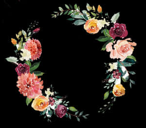 Transparent Clipart Wreath - Watercolor Floral Wreath Png, Png Download PNG image with transparent background