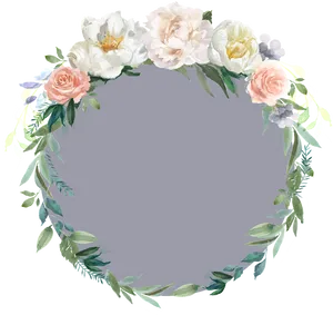 Floral_ Wreath_ Background PNG Image