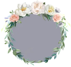 Floral_ Wreath_ Background PNG Image
