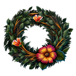 Floral Wreath Design PNG krb28 PNG image with transparent background