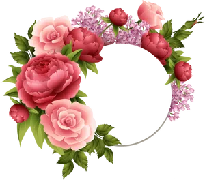 Floral_ Wreath_ Design_ Vector PNG Image