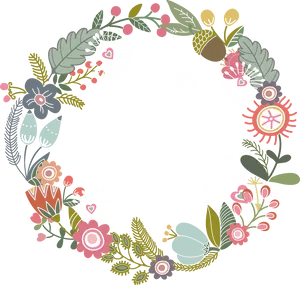 Floral_ Wreath_ Graphic_ Design PNG Image