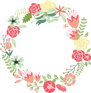 Floral_ Wreath_ Vector_ Graphic PNG Image