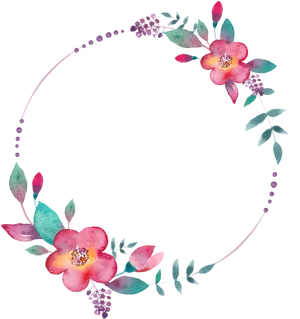 Floral_ Wreath_ Watercolor_ Design PNG Image