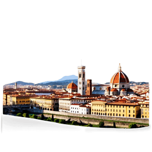 Florence Italy Skyline PNG jxr41 PNG image with transparent background