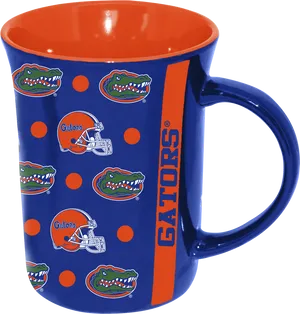 Florida Gators Themed Coffee Mug PNG Image