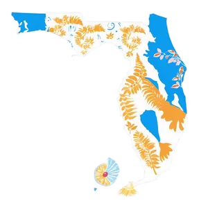 Florida Outline C PNG Image