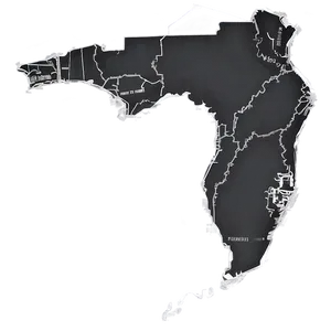 Florida Usa Outline Silhouette Png 36 PNG Image