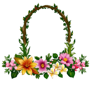 Flower Border PNG 05252024 PNG