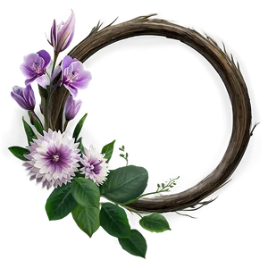 Flower Circle B PNG Image