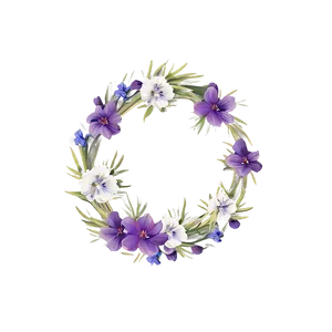 Flower Circle C PNG Image