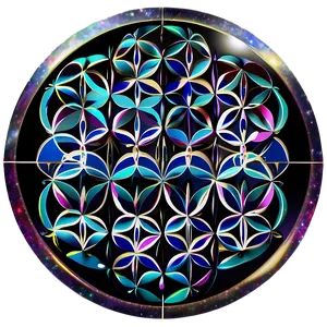 Flower Of Life Galactic Pattern Png 06252024 PNG Image