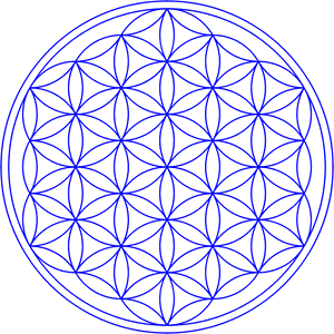 Flower Of Life_ Sacred Geometry Pattern.png PNG image with transparent background
