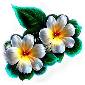 Flower Sticker A PNG Image