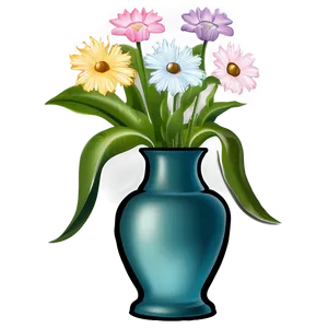 Flowers In Vase B PNG Image