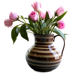 Flowers In Vase D PNG Image