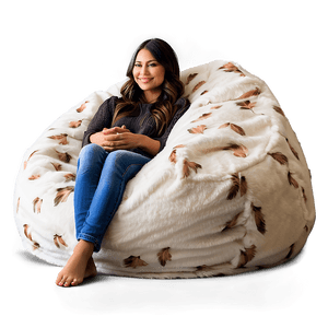 Fluffy Beanbag Comfort PNG 06202024 PNG