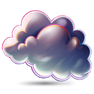 Fluffy Cartoon Cloud PNG 05252024 PNG