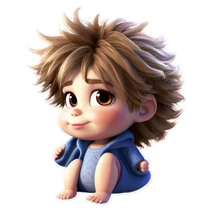 Fluffy Cartoon Hair Png Akq PNG Image