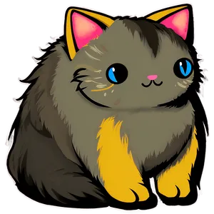 Fluffy Cat Ear Graphic Png 50 PNG Image