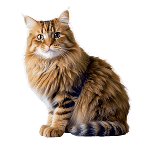 Fluffy Cat PNG gdt58 PNG