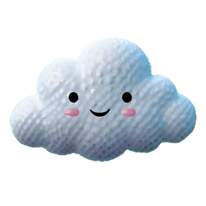 Fluffy Cloud Emoji Png Hmr PNG Image