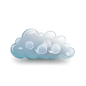 Fluffy Cloud Vector Design Png 06262024 PNG Image