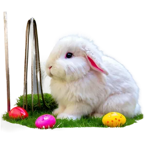 Fluffy Easter Bunny Png Kmj PNG Image