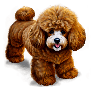 Fluffy Poodle Sketch PNG mgv PNG image with transparent background