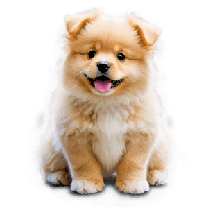 Fluffy Puppy PNG 05062024 PNG image with transparent background
