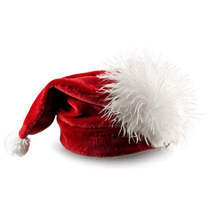 Fluffy Santa Hat Design PNG 72 PNG