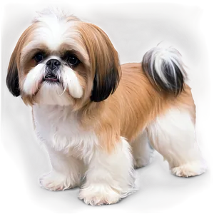 Fluffy Shih Tzu Coat Png 42 PNG Image