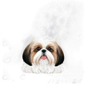 Fluffy Shih Tzu Coat Png Nmh PNG Image