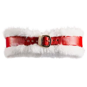 Fluffy Trim Santa Belt Png 06282024 PNG Image