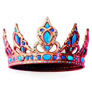 Fluorescent Neon Crown Png Mhp24 PNG Image