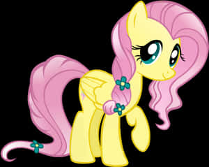 Fluttershy As A Crystal Pony - My Little Pony Applejack, HD Png Download PNG image with transparent background
