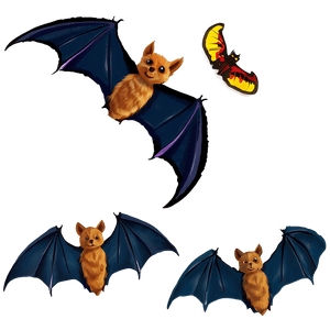 Flying Bats PNG iup78 PNG image with transparent background