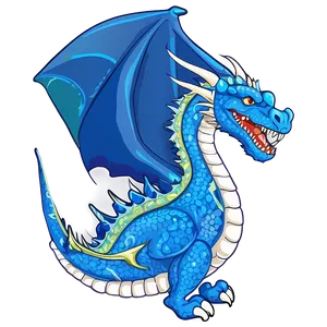 Flying Blue Dragon Graphic Png Ydr PNG Image